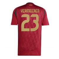 Belgicko Arthur Vermeeren #23 Domáci futbalový dres ME 2024 Krátky Rukáv